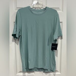 Beyond Yoga Men's Medium Always Beyond Men's Crew Tee 2.0 T-Shirt NWT Mint Teal